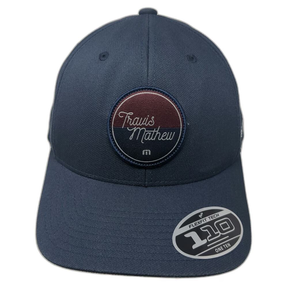 TravisMathew Snapback Blue Hat One Size Flexfit 110 Smartrain Logo Patch TM